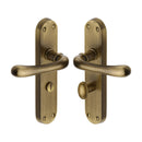 Heritage Brass Luna Door Handle on Plate