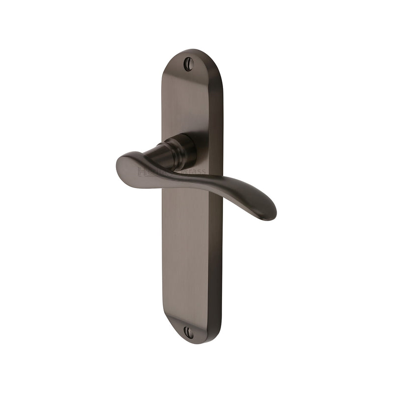 Heritage Brass Maya Door Handle on Plate