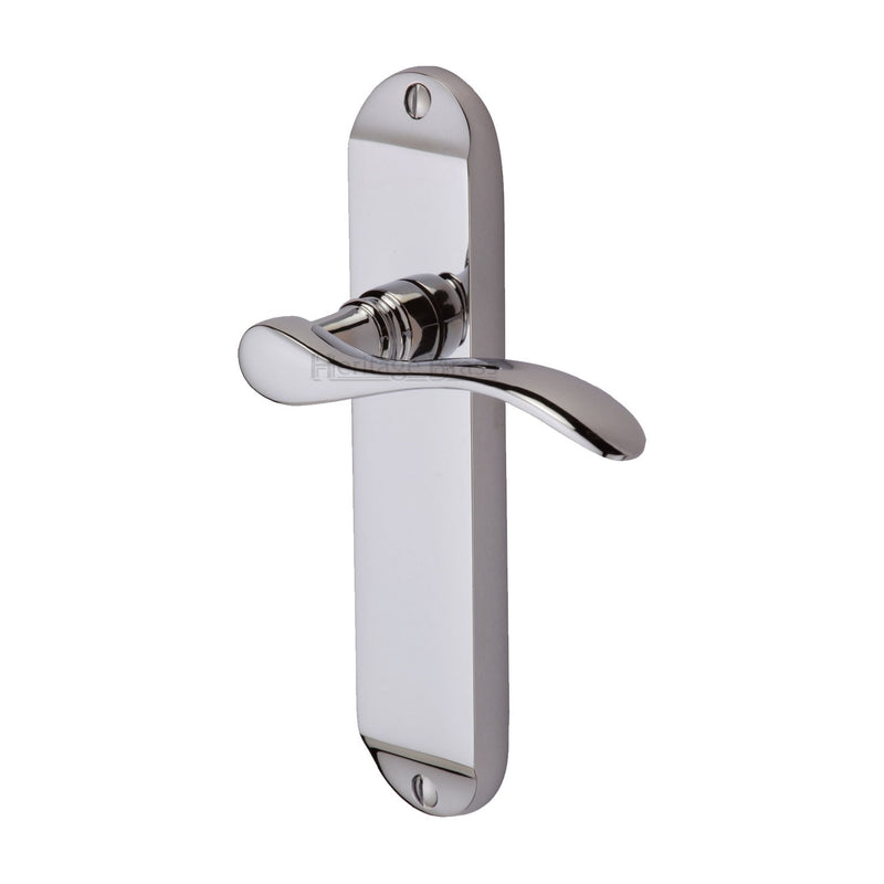 Heritage Brass Maya Door Handle on Plate