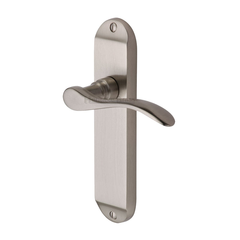 Heritage Brass Maya Door Handle on Plate