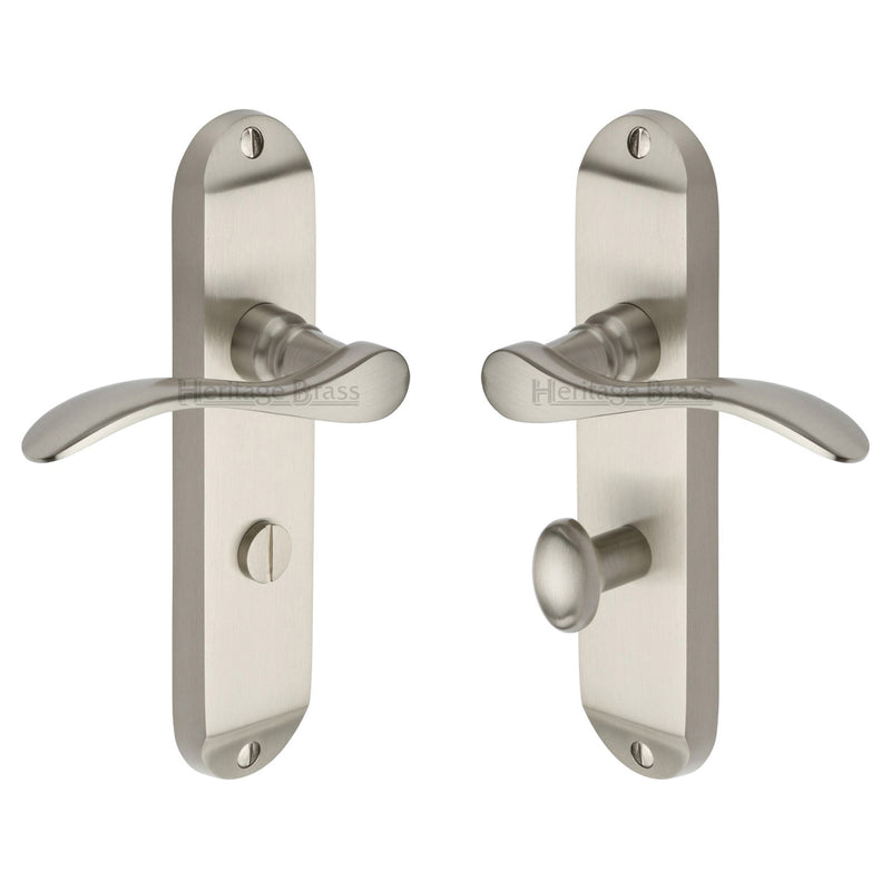Heritage Brass Maya Door Handle on Plate