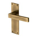 Heritage Brass Metro Door Handle on Plate