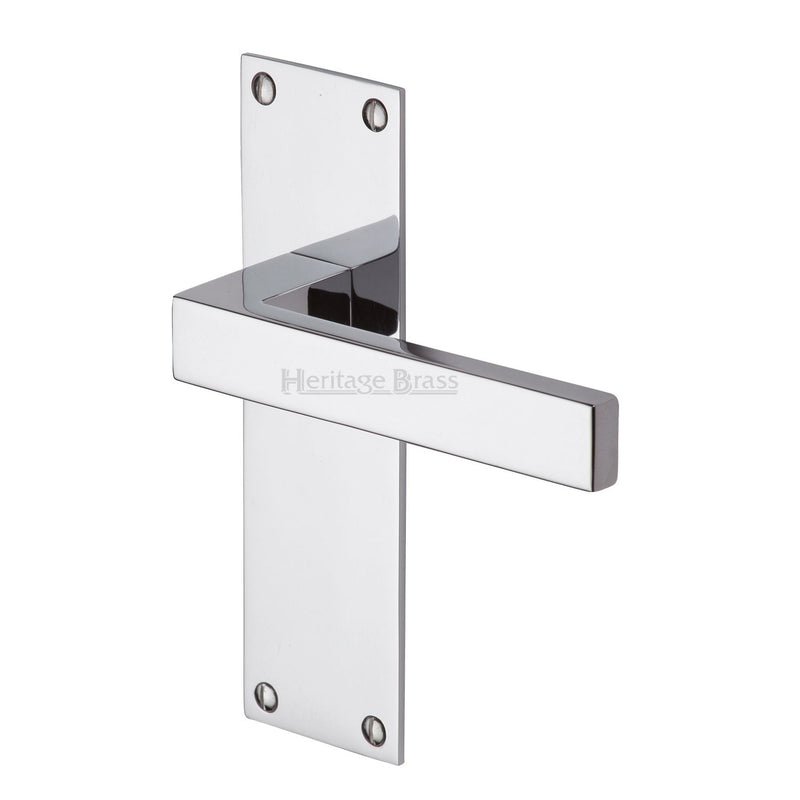 Heritage Brass Metro Door Handle on Plate
