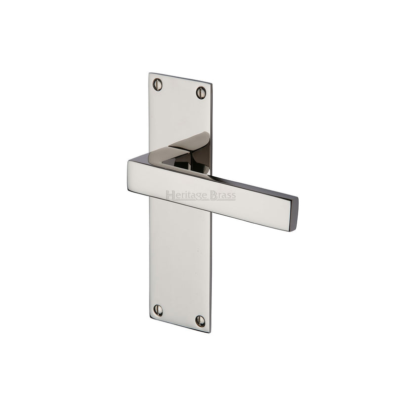 Heritage Brass Metro Door Handle on Plate