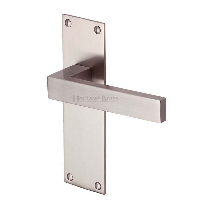 Heritage Brass Metro Door Handle on Plate