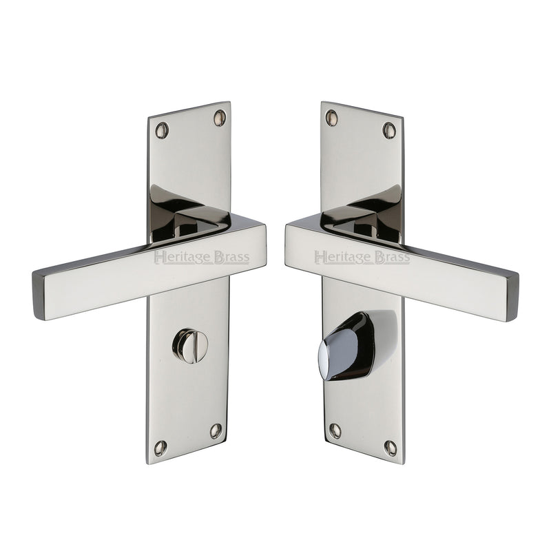 Heritage Brass Metro Door Handle on Plate