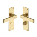 Heritage Brass Metro Door Handle on Plate