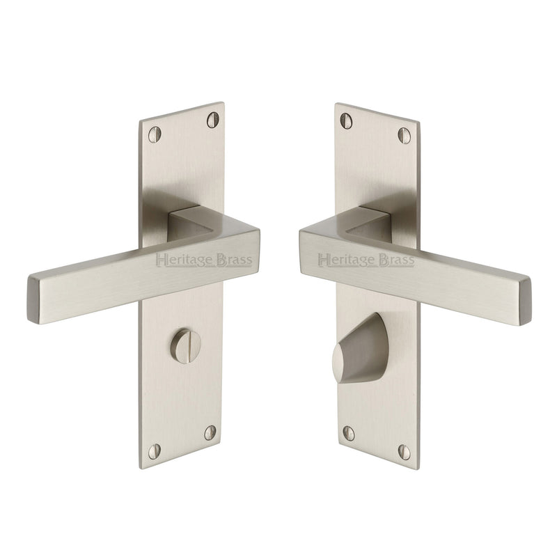 Heritage Brass Metro Door Handle on Plate