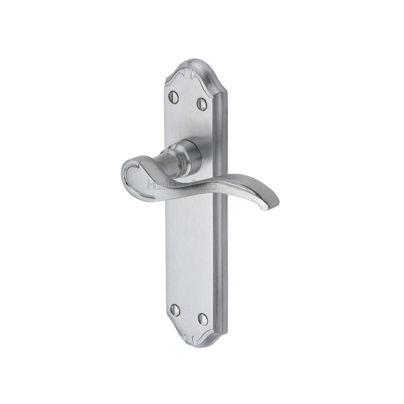 Heritage Brass Verona Small Door Handle on Plate