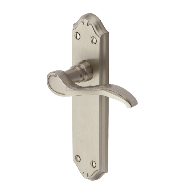 Heritage Brass Verona Small Door Handle on Plate