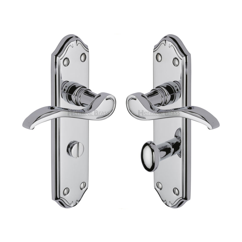 Heritage Brass Verona Small Door Handle on Plate