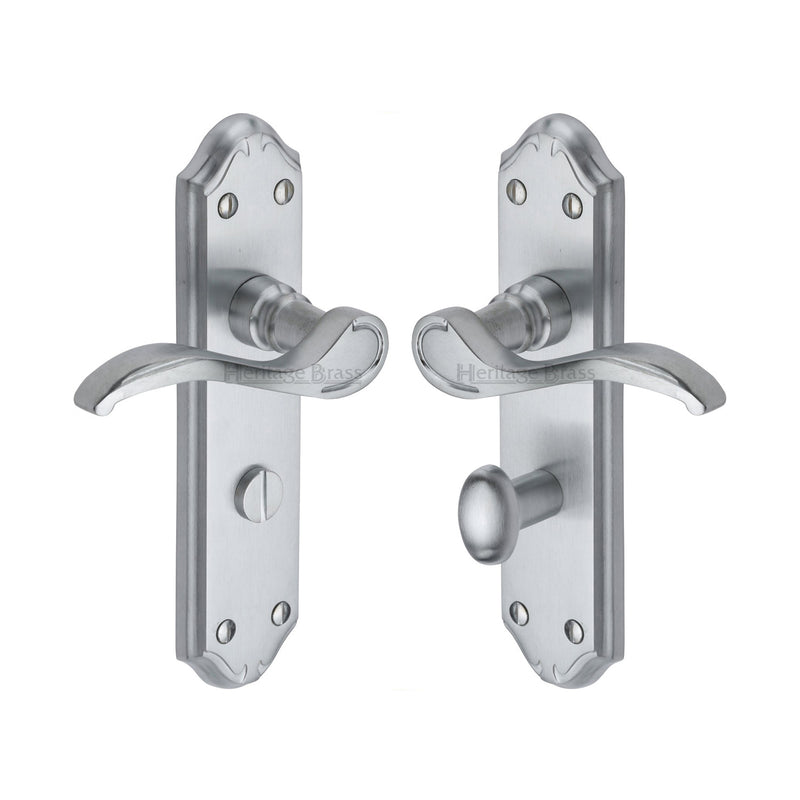 Heritage Brass Verona Small Door Handle on Plate