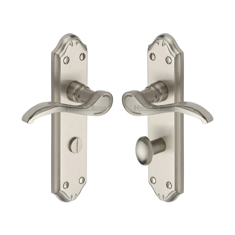 Heritage Brass Verona Small Door Handle on Plate