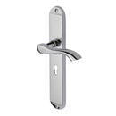 Heritage Brass Algarve Long Door Handle on Plate