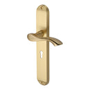 Heritage Brass Algarve Long Door Handle on Plate