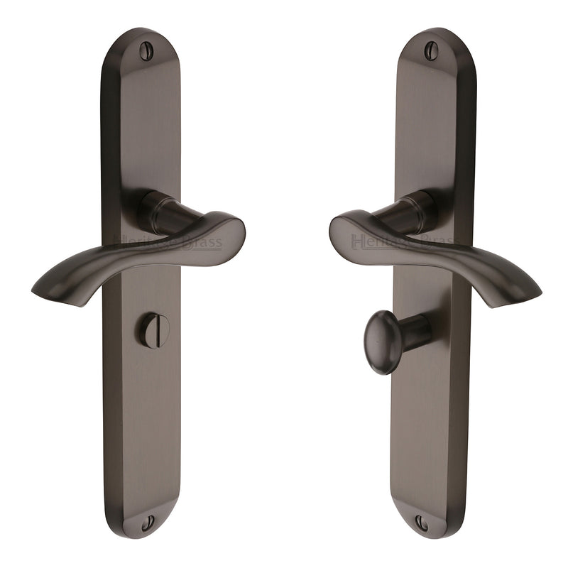 Heritage Brass Algarve Long Door Handle on Plate