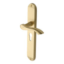 Heritage Brass Algarve Long Door Handle on Plate