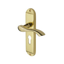 Heritage Brass Algarve Door Handle on Plate