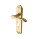 Heritage Brass Algarve Door Handle on Plate
