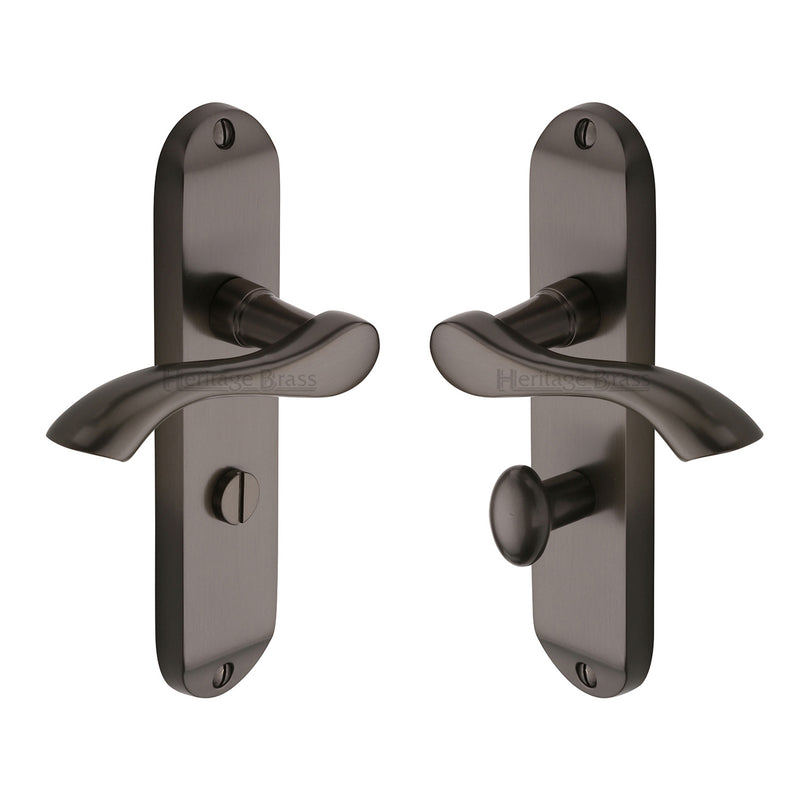Heritage Brass Algarve Door Handle on Plate