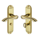 Heritage Brass Algarve Door Handle on Plate