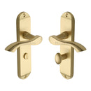 Heritage Brass Algarve Door Handle on Plate