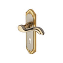 Heritage Brass Lisboa Door Handle on Plate
