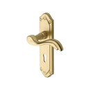 Heritage Brass Lisboa Door Handle on Plate