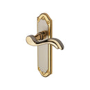 Heritage Brass Lisboa Door Handle on Plate