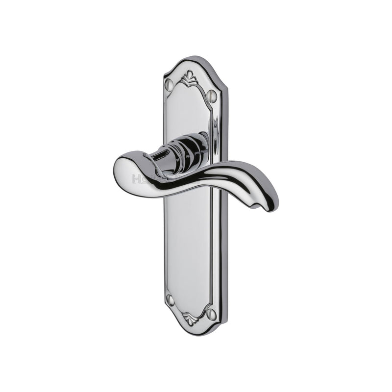 Heritage Brass Lisboa Door Handle on Plate