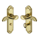Heritage Brass Lisboa Door Handle on Plate