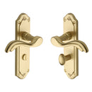 Heritage Brass Lisboa Door Handle on Plate