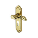Heritage Brass Lisboa Door Handle on Plate