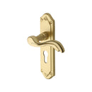Heritage Brass Lisboa Door Handle on Plate