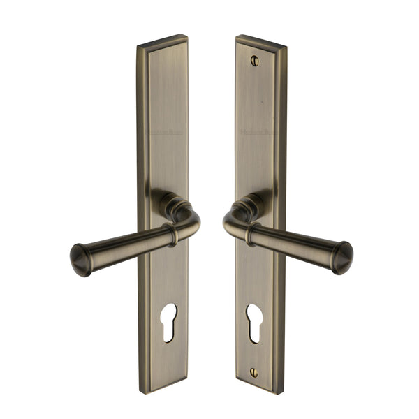 Heritage Brass  Colonial LH Door Handle on Plate