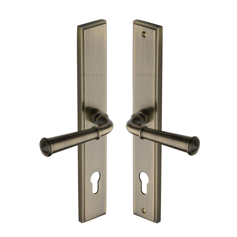 Heritage Brass  Colonial LH Door Handle on Plate