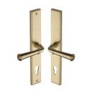 Heritage Brass Colonial RH Door Handle on Plate