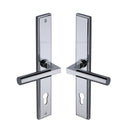 Heritage Brass Bauhaus RH Door Handle on Plate