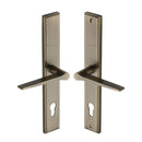 Heritage Brass Gio LH Door Handle on Plate