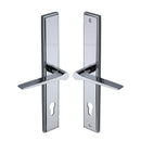 Heritage Brass Gio LH Door Handle on Plate