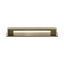 Heritage Brass Metro Cabinet Pull Handle with Plate