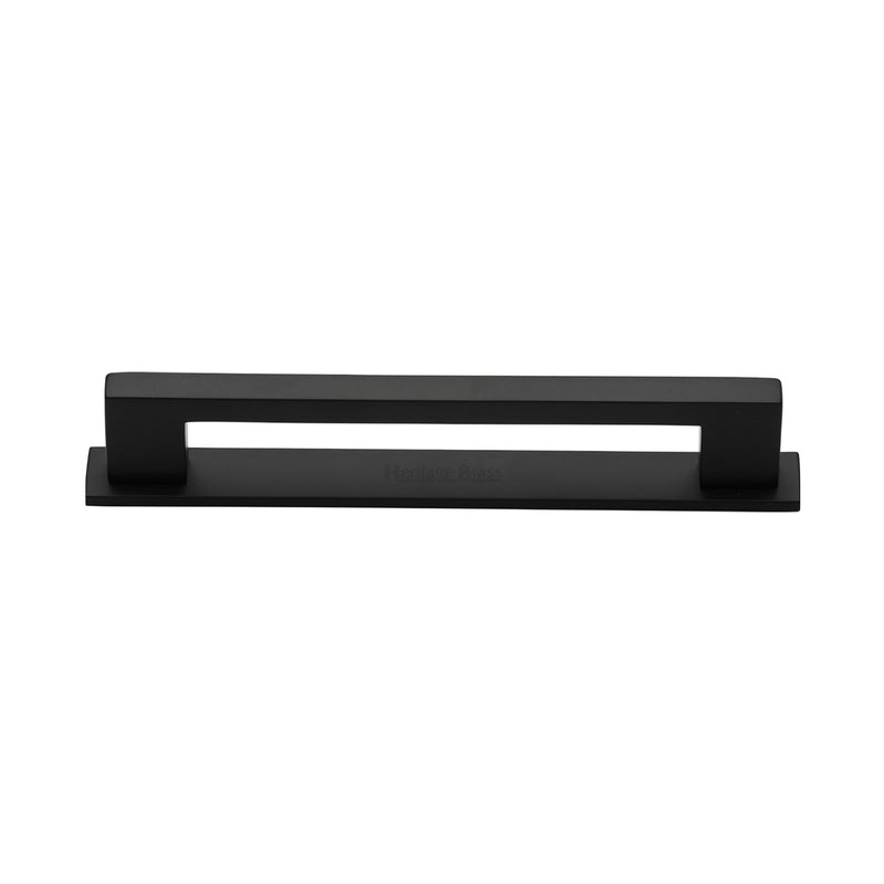 Heritage Brass Metro Cabinet Pull Handle with Plate