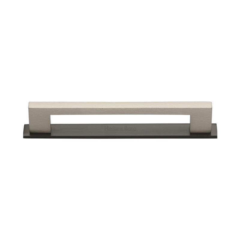 Heritage Brass Metro Cabinet Pull Handle with Plate