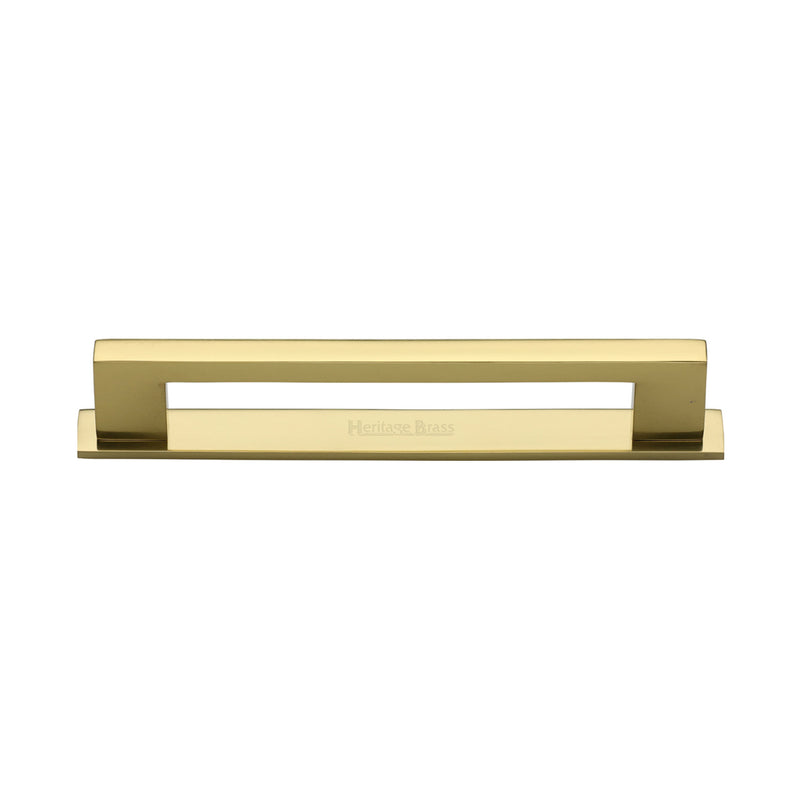 Heritage Brass Metro Cabinet Pull Handle with Plate