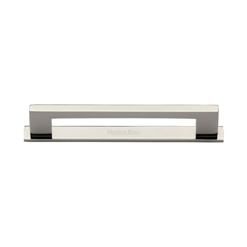 Heritage Brass Metro Cabinet Pull Handle with Plate
