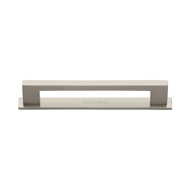 Heritage Brass Metro Cabinet Pull Handle with Plate