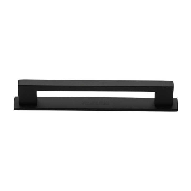 Heritage Brass Metro Cabinet Pull Handle with Plate