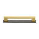 Heritage Brass Metro Cabinet Pull Handle with Plate
