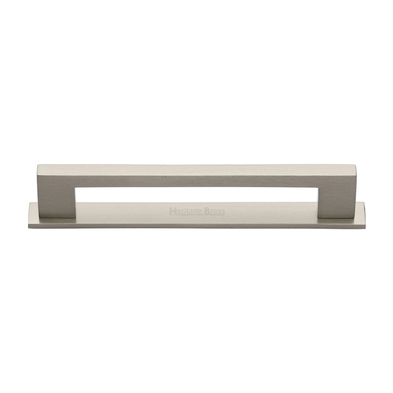 Heritage Brass Metro Cabinet Pull Handle with Plate