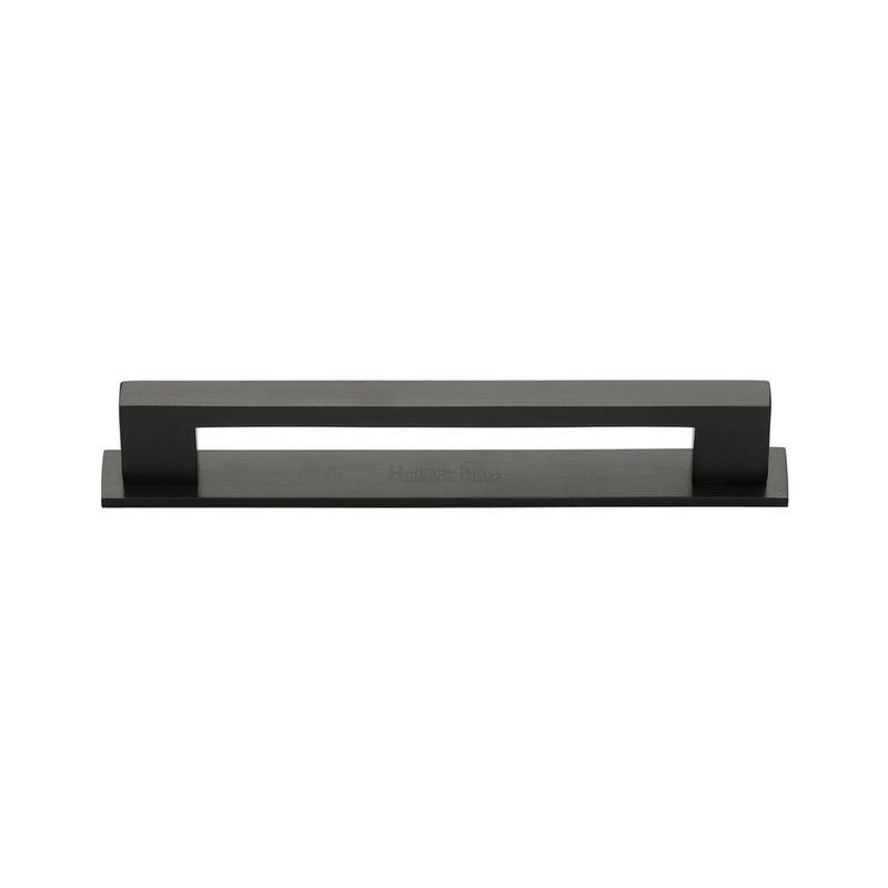 Heritage Brass Metro Cabinet Pull Handle with Plate